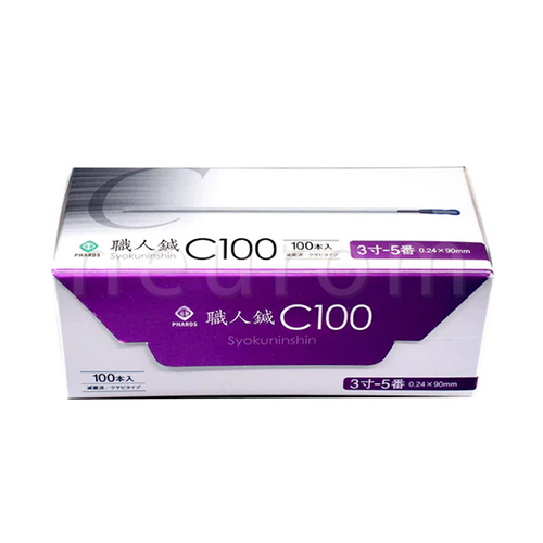 ファロス 職人鍼C100 3寸-5番