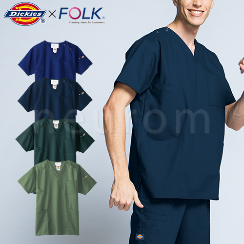 FOLK(フォーク) FOLKxDickies スクラブ 男女兼用 7045SC