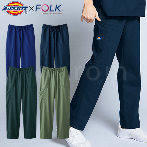 FOLK(フォーク) FOLKxDickies ストレートパンツ 男女兼用 5020SC