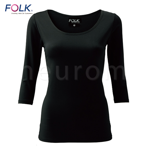 FOLK(フォーク) レディスカットソー(7.5分袖) 9001