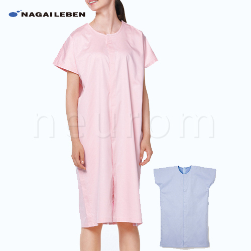 NAGAILEBEN(ナガイレーベン)　患者着　男女兼用 鍼灸ワンピース　SG-301